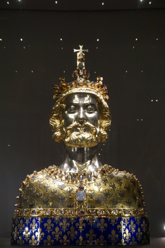 Charlemagne as depicted in a 14th century bust