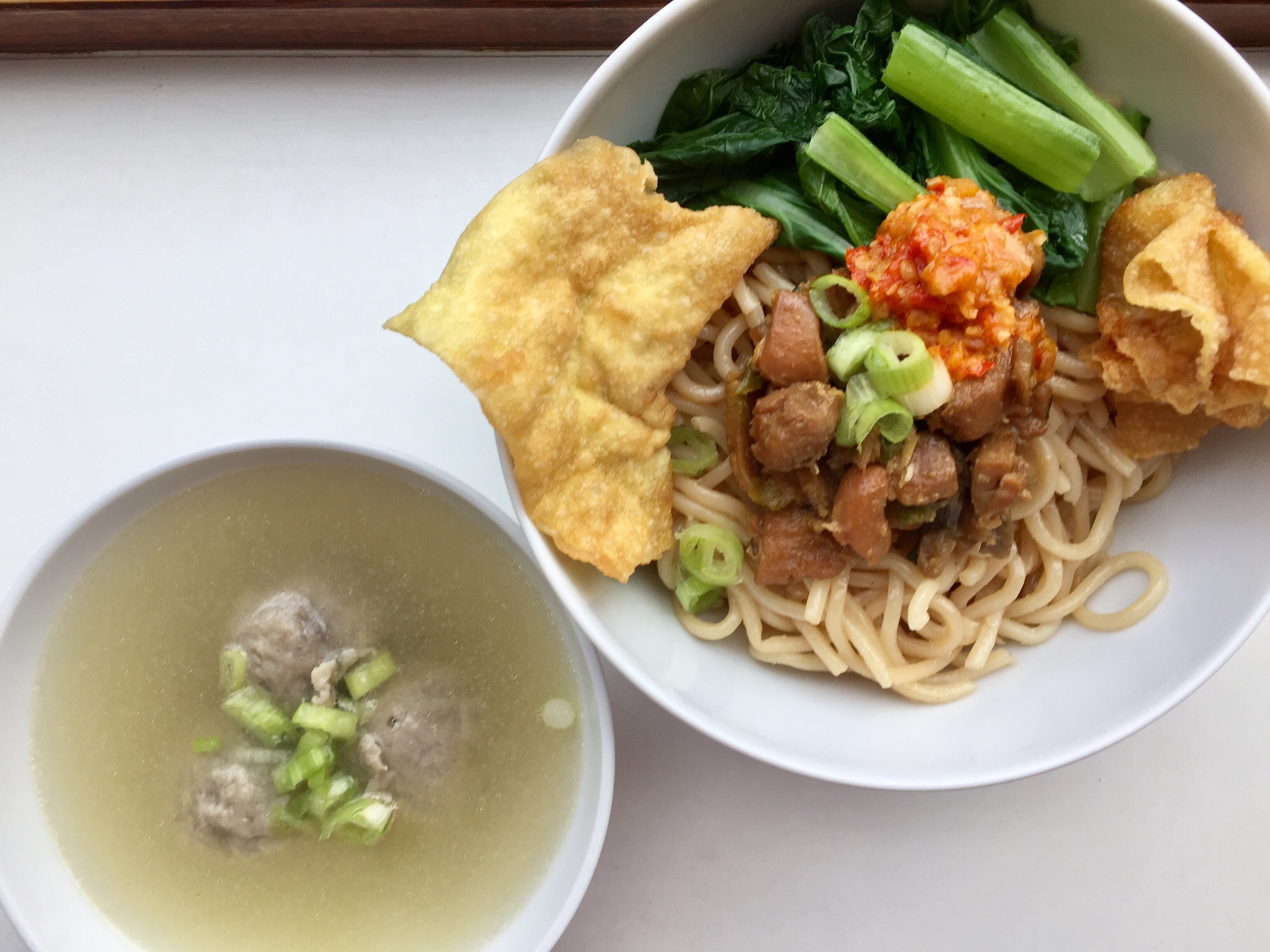 Mie Ayam Jamur buatan sendiri